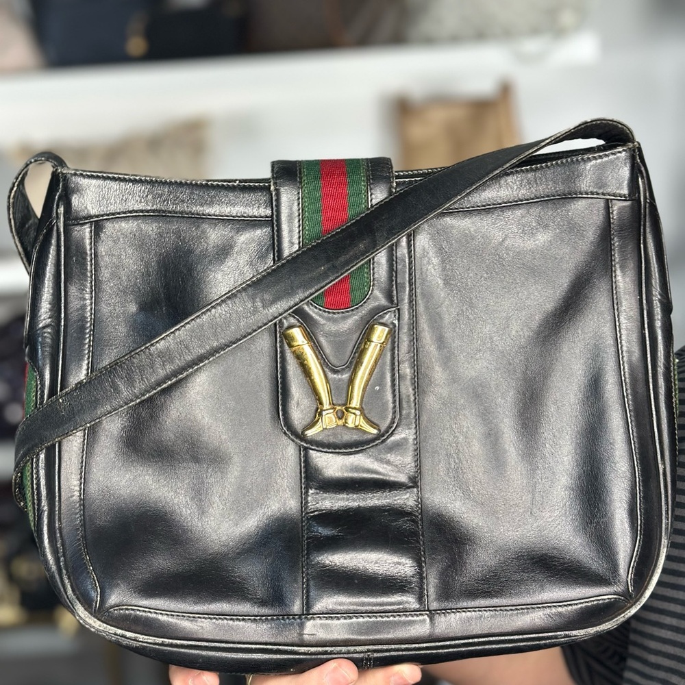 Gucci Ultra Rare Web Hobo